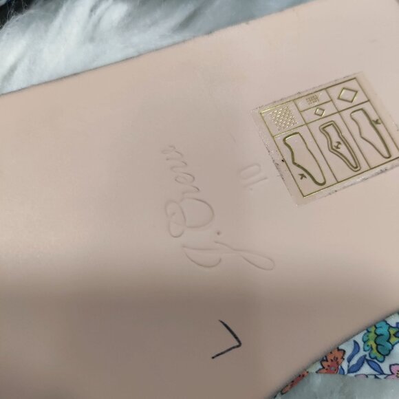 J.Crew Women's Multicolor Floral Print Ankle Strap Strappy Sandals Size 10, NEW - Picture 8 of 9